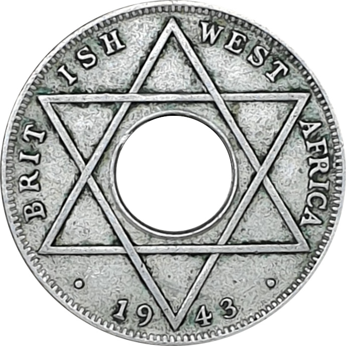 1/10 penny - Georges VI - British West Africa - Georges VI REX ET IND: IMP: