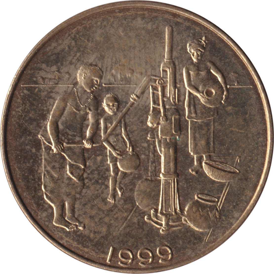 10 francs - Water well