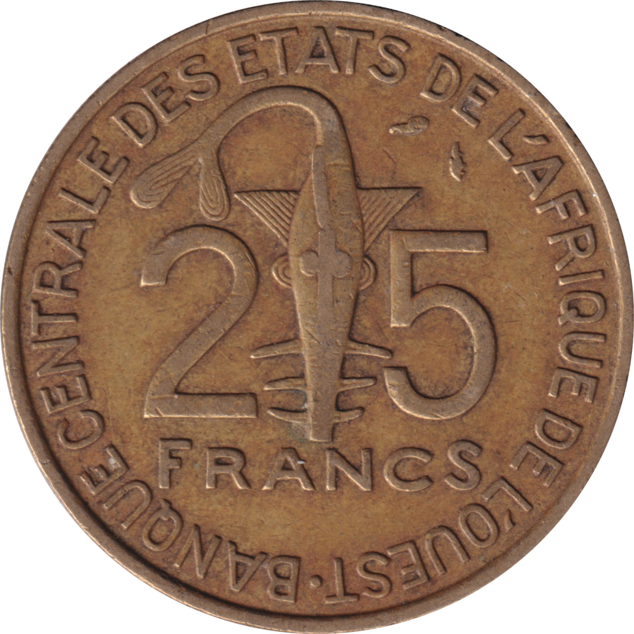 25 francs - Antilope de face
