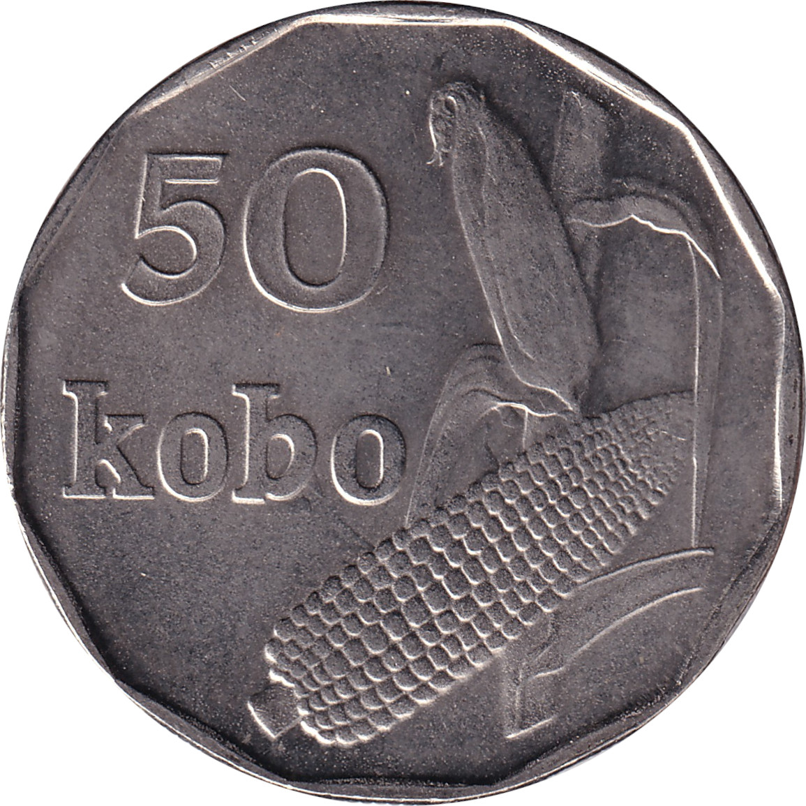 50 kobo - Epis de maïs - Ronde