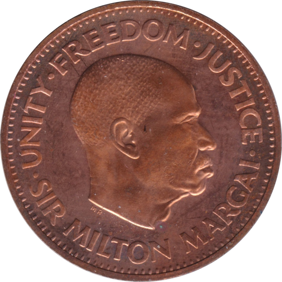 1/2 cent - Sir Milton Margai