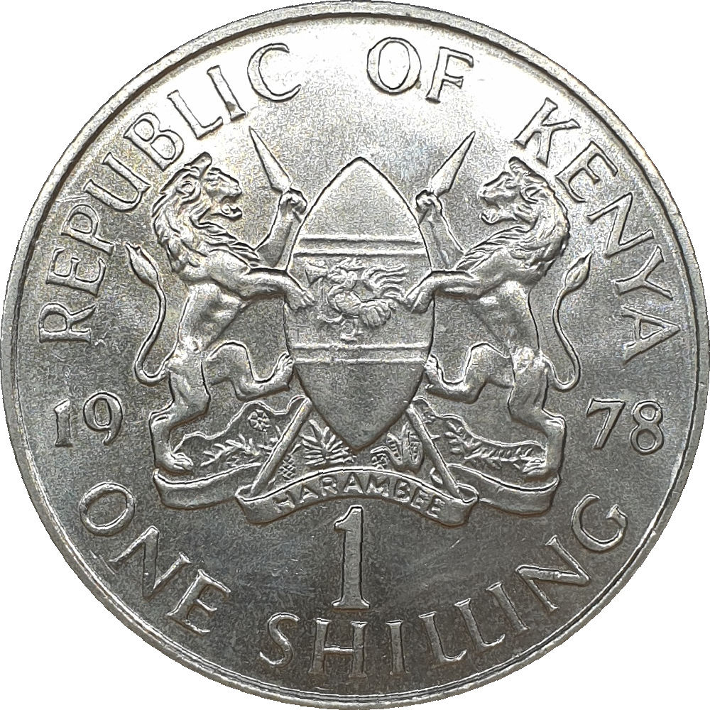 1 shilling - Mzee Jomo Kenyatta - With legend