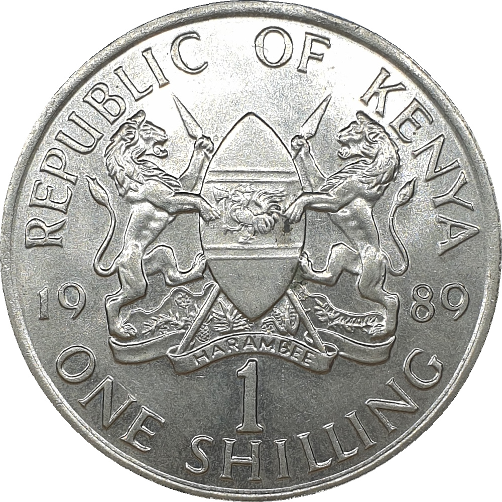 1 shilling - Daniel Toroitich - Grandes armoiries