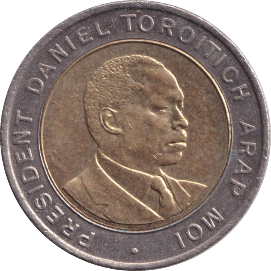 5 shillings - Daniel Toroitich - Petites armoiries