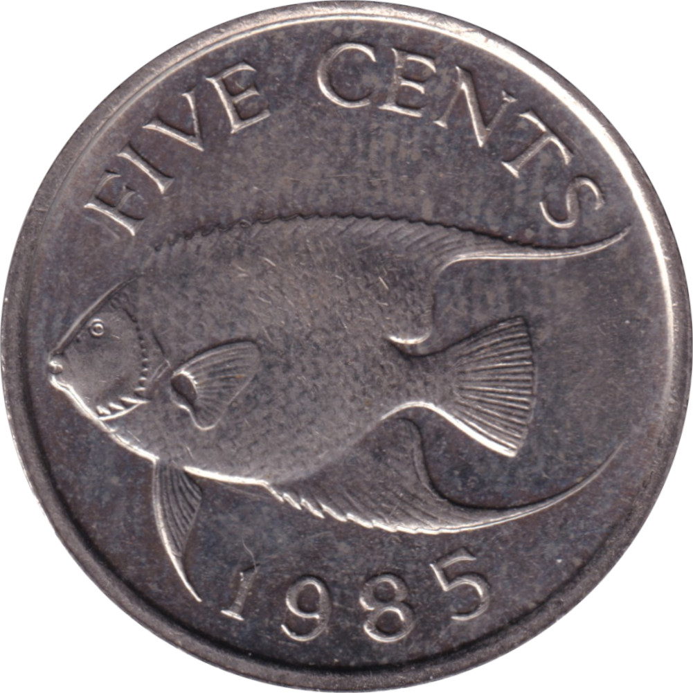 5 cents - Elizabeth II • Buste jeune