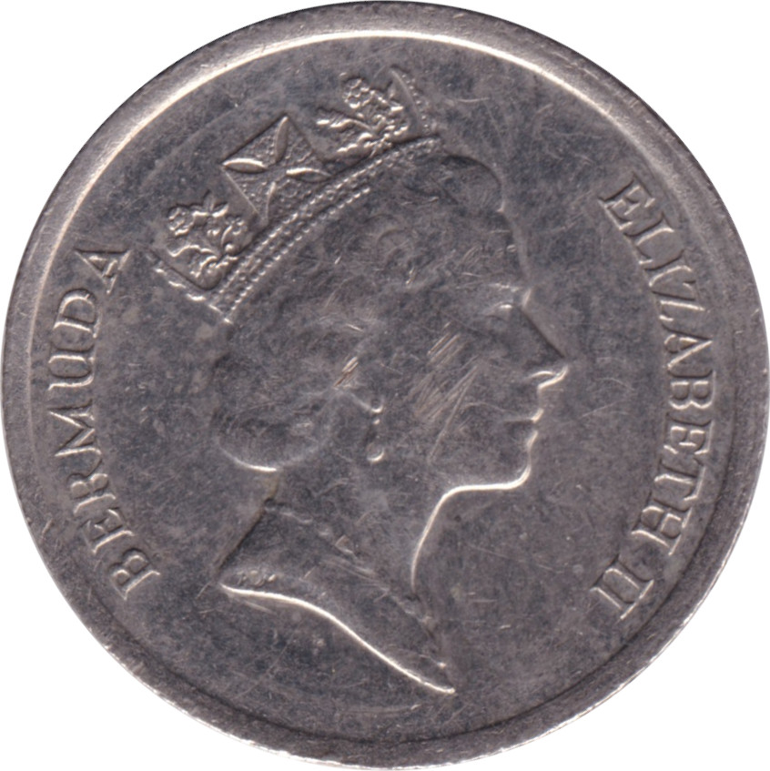 10 cents - Elizabeth II • Tête mature