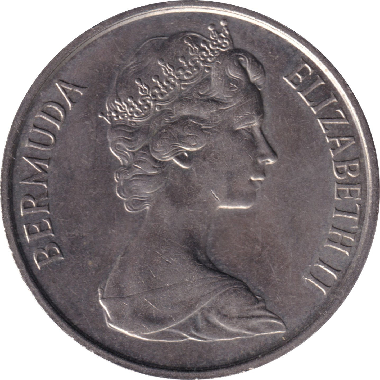 50 cents - Elizabeth II • Buste jeune