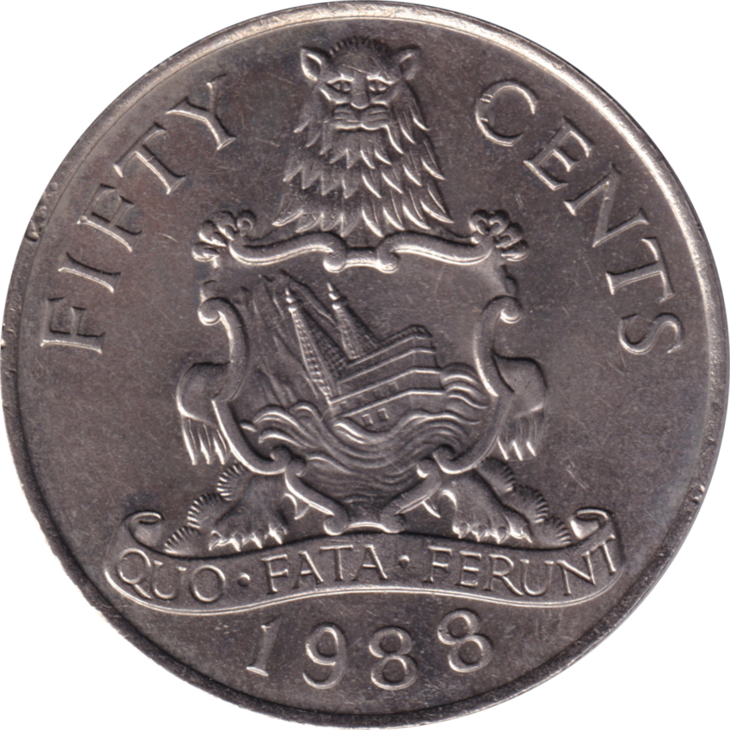 50 cents - Elizabeth II • Tête mature
