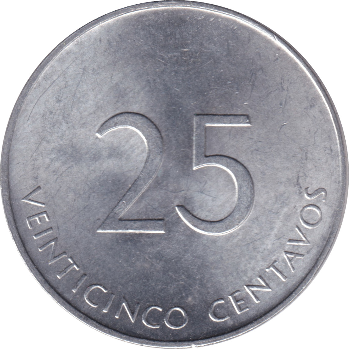 25 centavos - Intur - Valeur faciale au revers