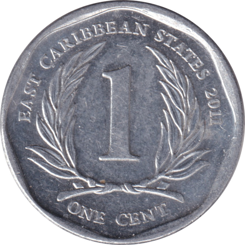 1 cent - Elizabeth II - Old head