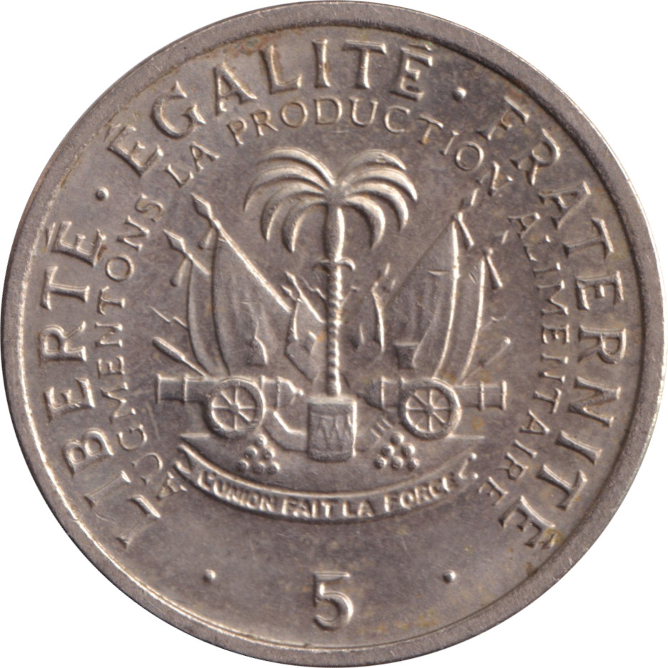 5 centimes - Jean Claude Duvalier