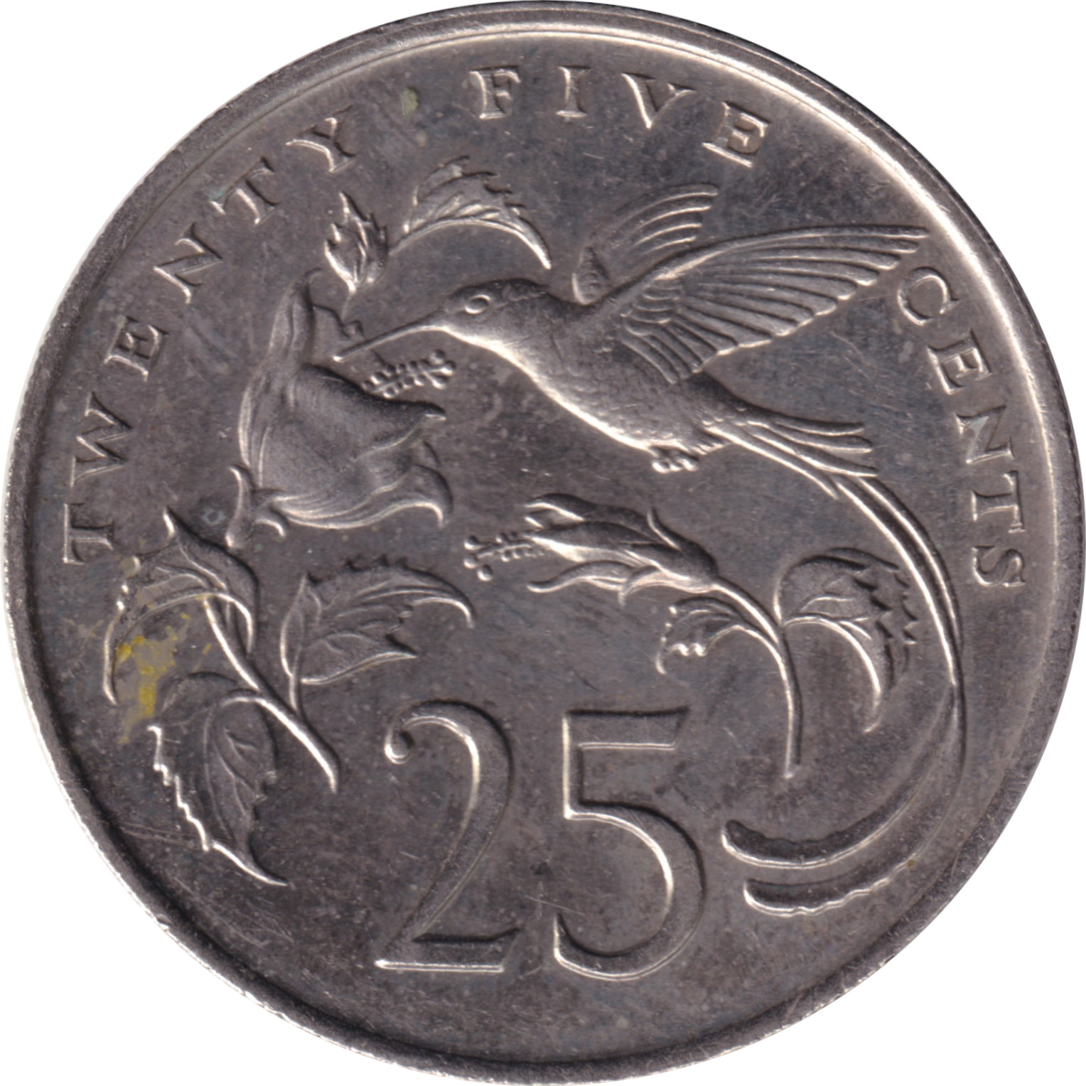 25 cents - Oiseau - Grande légende