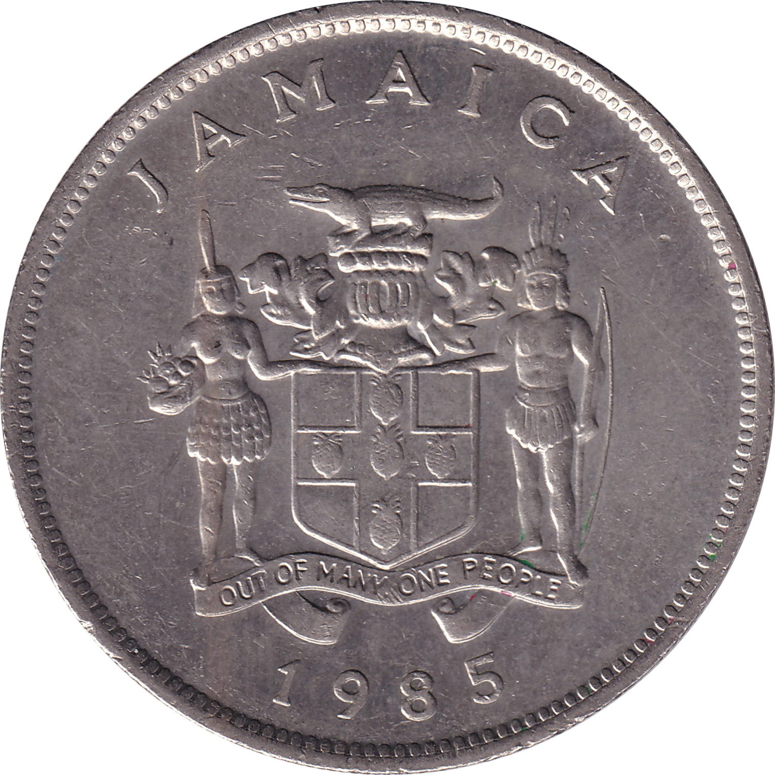 25 cents - Oiseau - Banque de Jamaique
