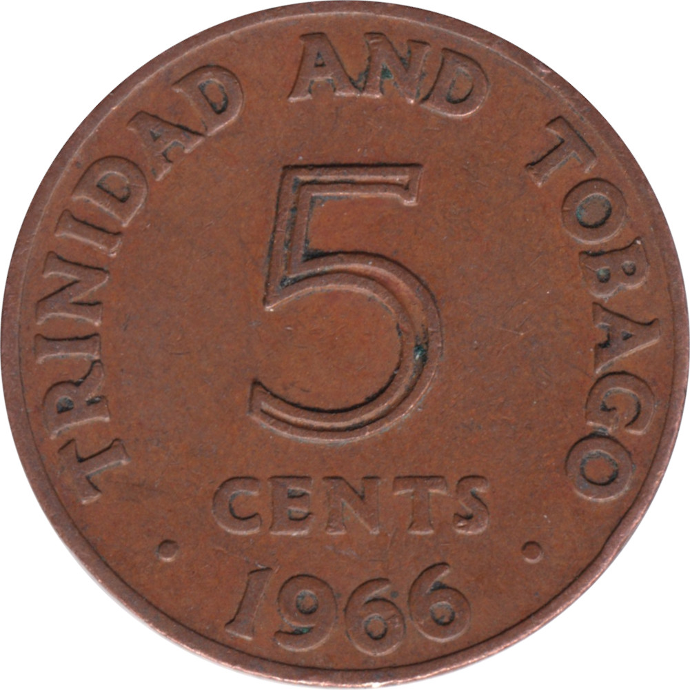 5 cents - Armoiries - Grande légende