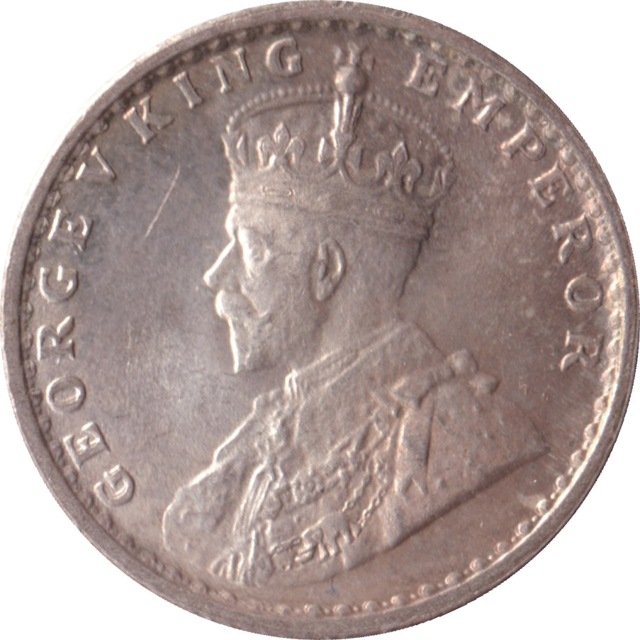 1/4 rupee - George V