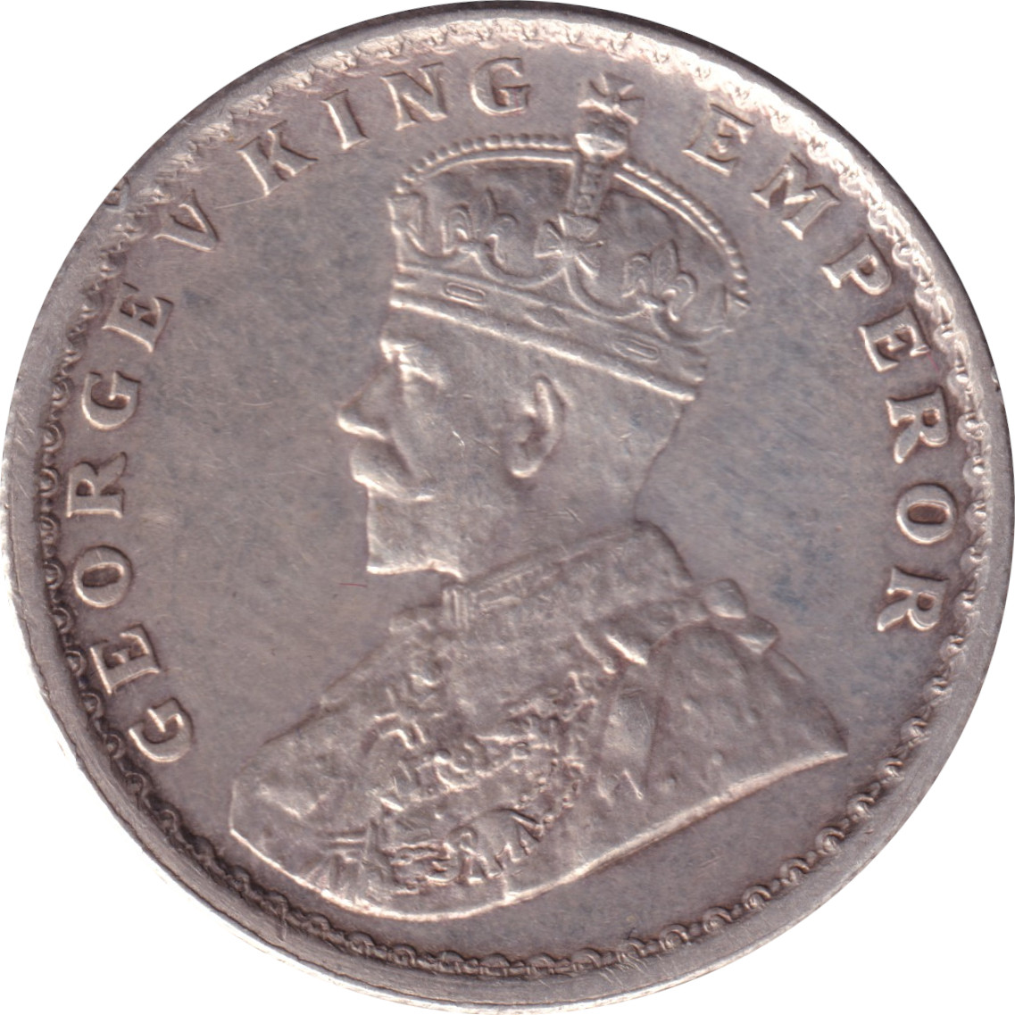 1/2 rupee - George V