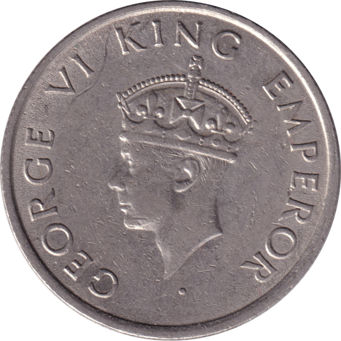 1/2 rupee - George VI - Panthère