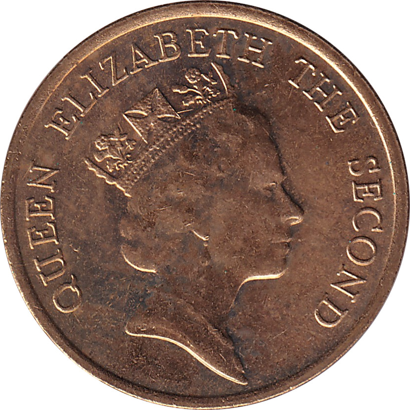 10 cents - Elizabeth II - Tête mature
