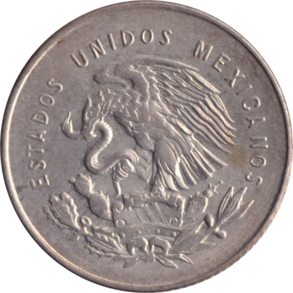 25 centavos - Aigle de profil - Loi