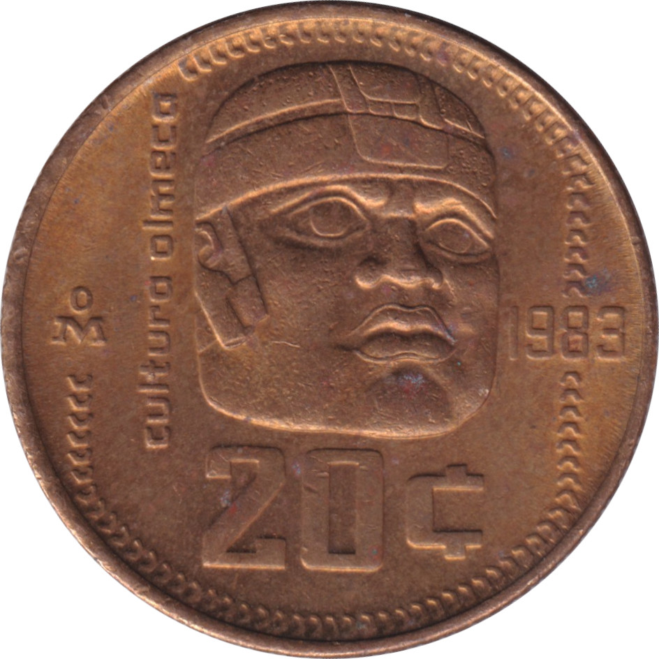 20 centavos - Culture olmecque