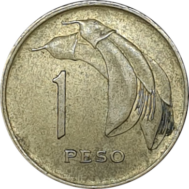 1 peso - Soleil - Bronze aluminium