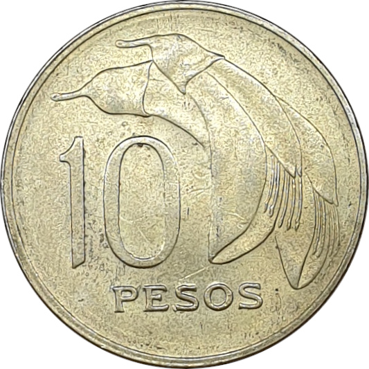 10 pesos - Artigas - Gousses - Bronze aluminium