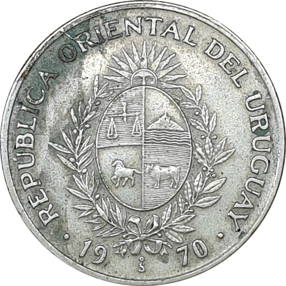 50 pesos - Armoiries - Cupronickel