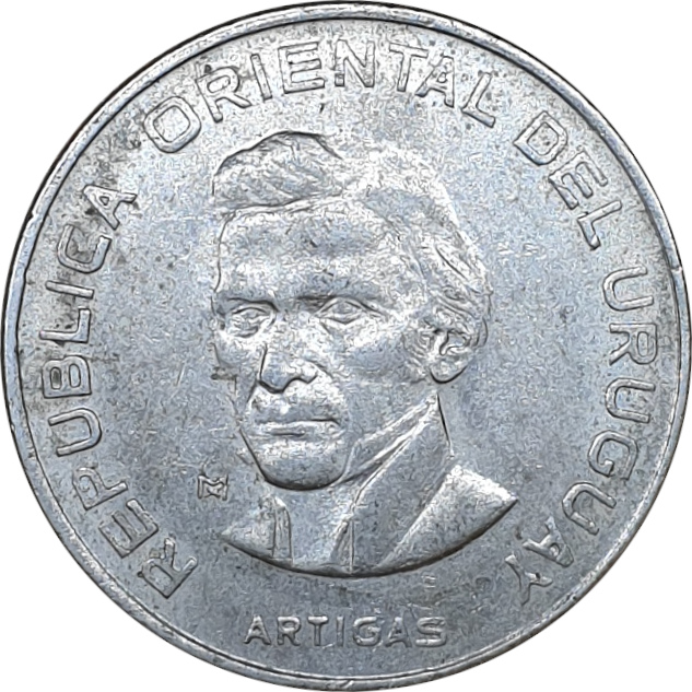 100 pesos - Artigas - Cupronickel