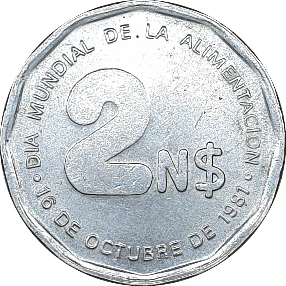 2 pesos - Épis - Maillechort