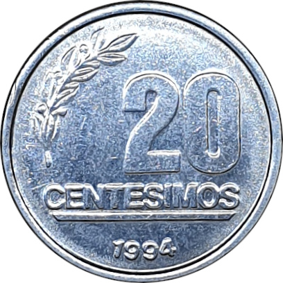 20 centésimos - Artegas