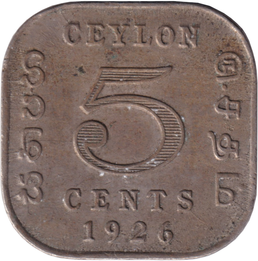 5 cents - Georges V