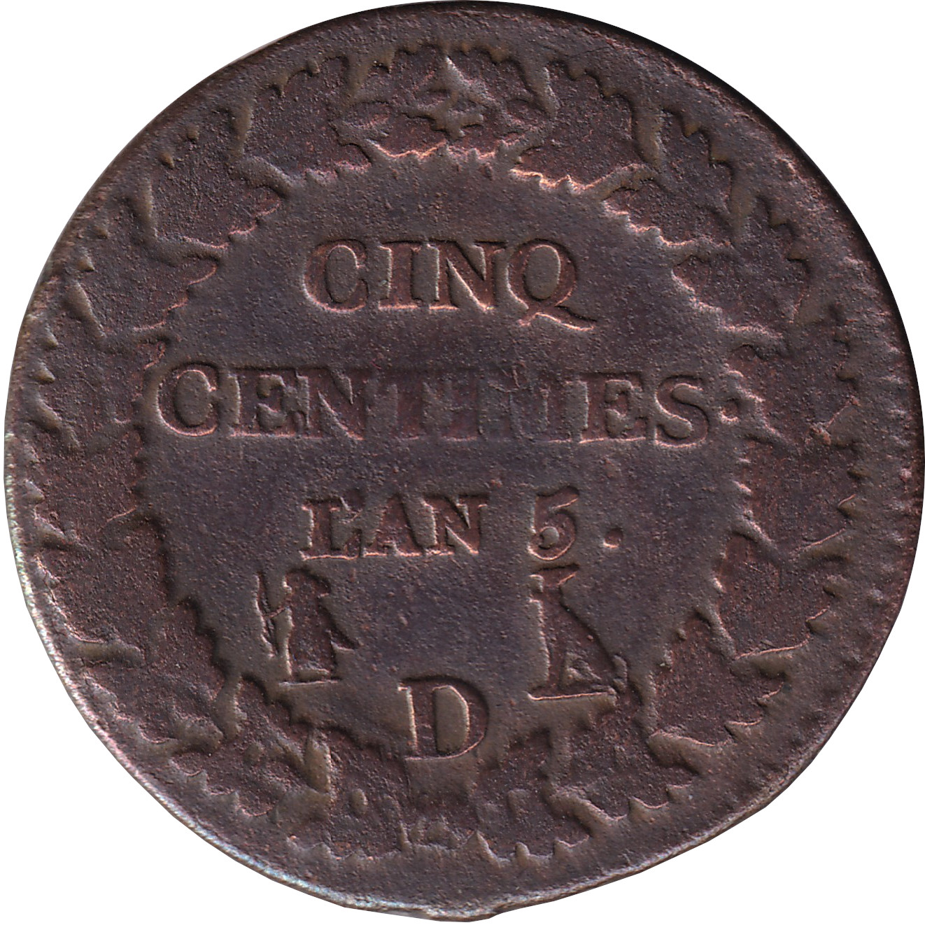 5 centimes - Dupré • Grand module