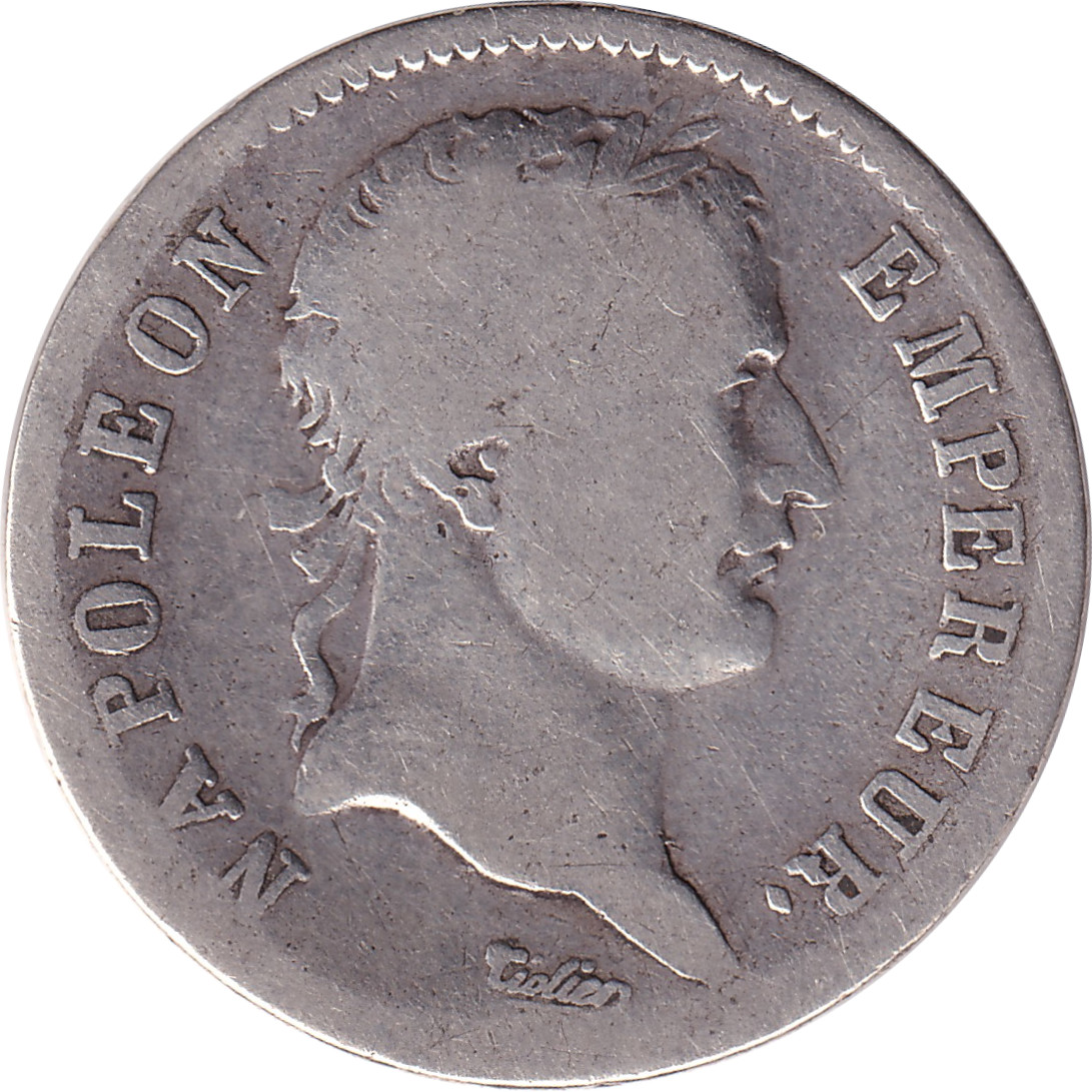 1 franc - Napoléon - Tête laurée - République française