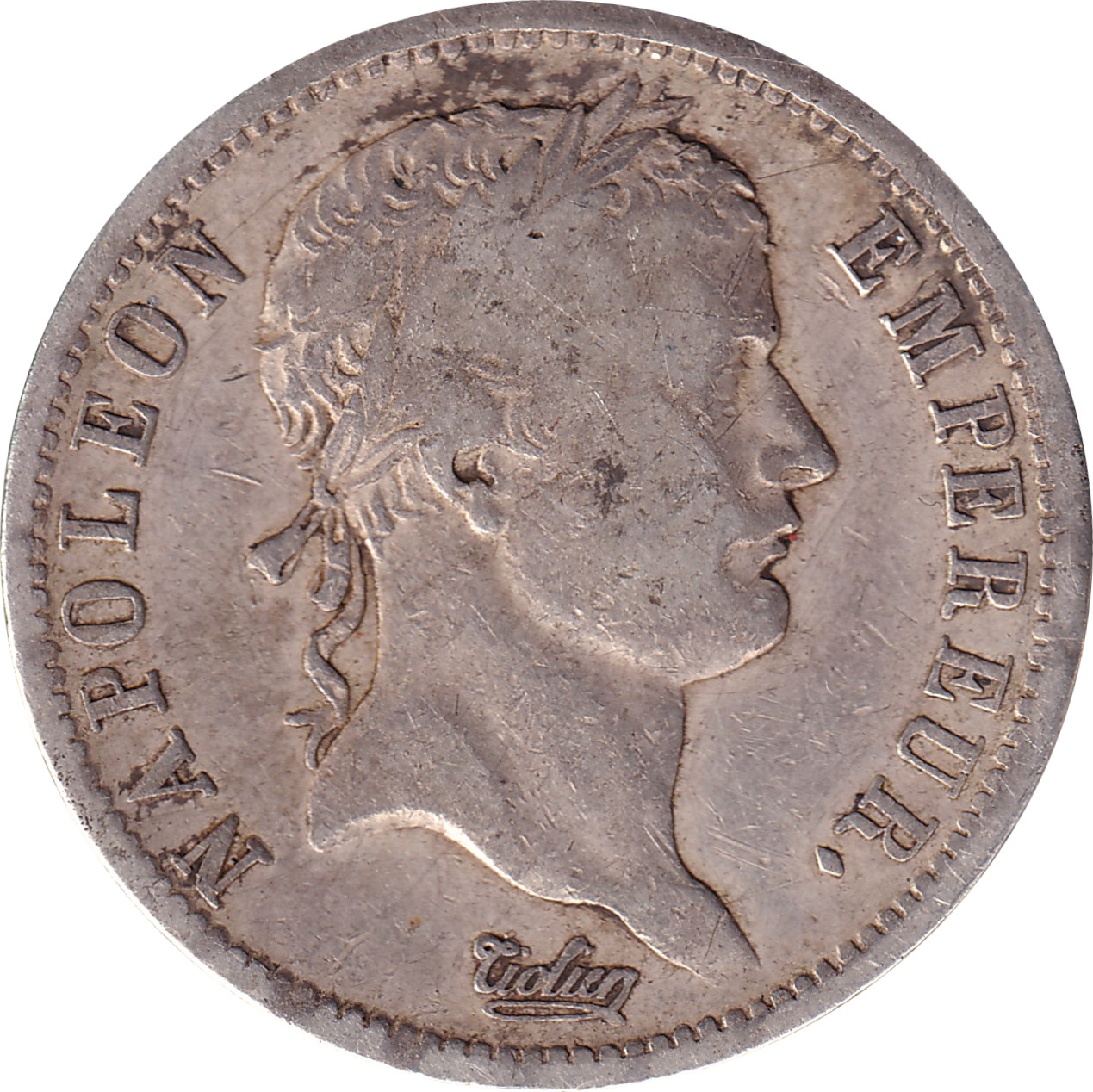 2 francs - Napoléon - Tête laurée - Empire français
