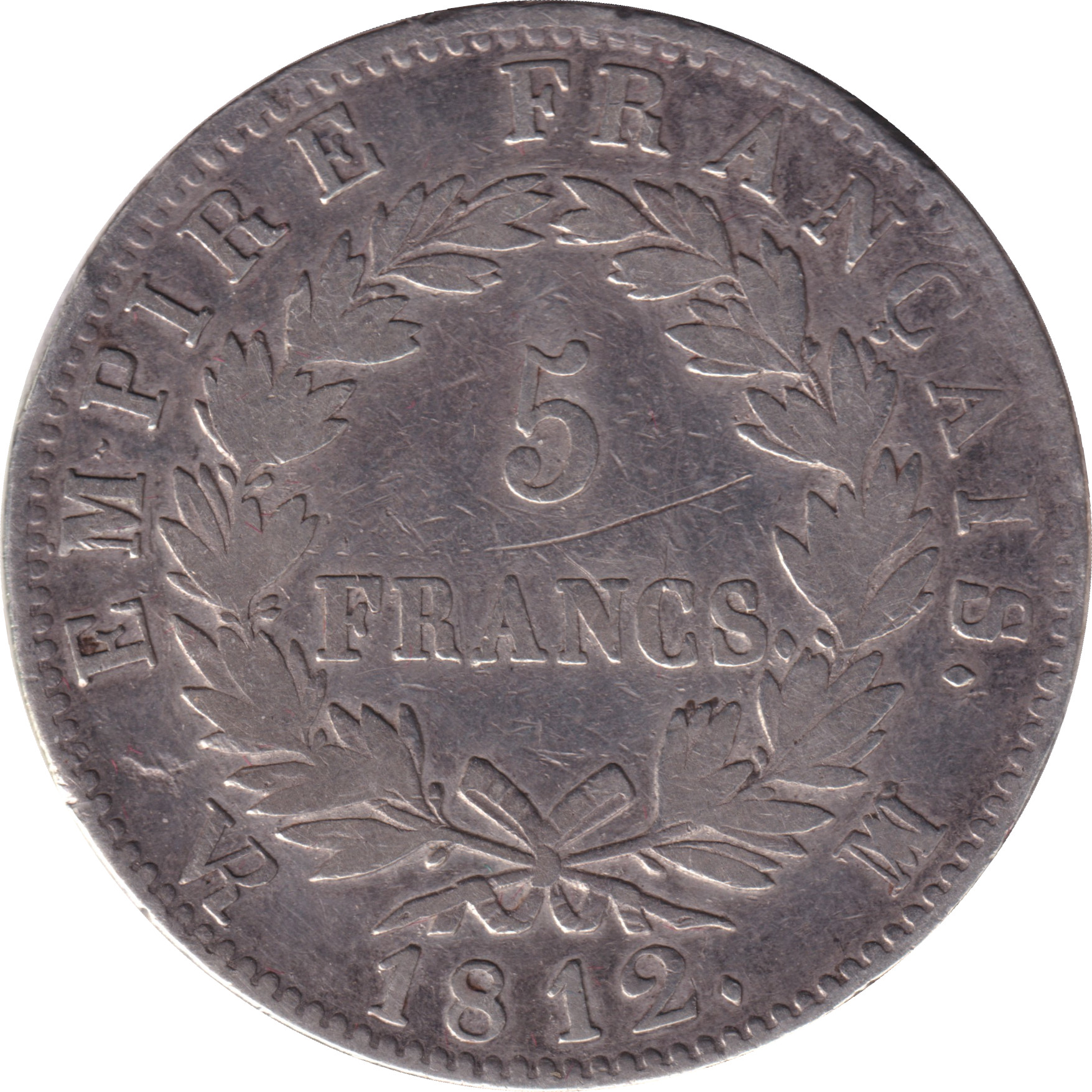 5 francs - Napoléon • Tête laurée - Empire français