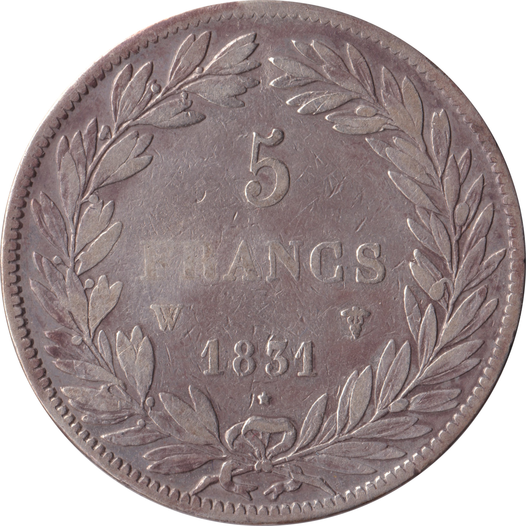 5 francs - Louis Philippe I • Avec le I - Tête nue