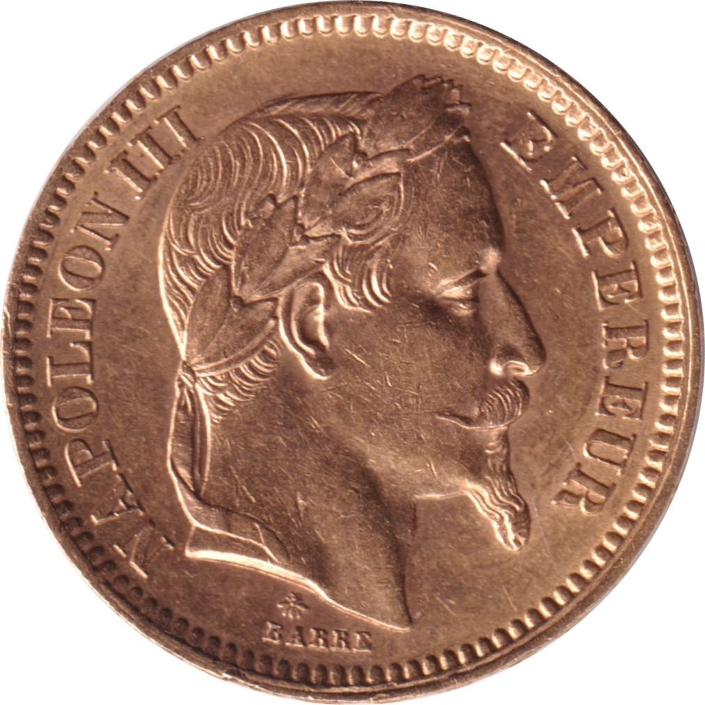 20 francs - Napoléon III - Tête laurée