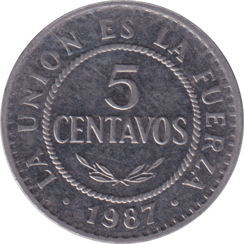 5 centavos - Armoiries