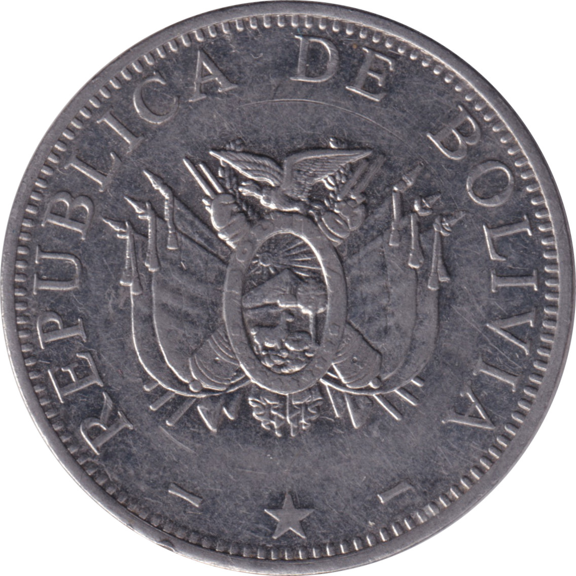 50 centavos - République de Bolivie
