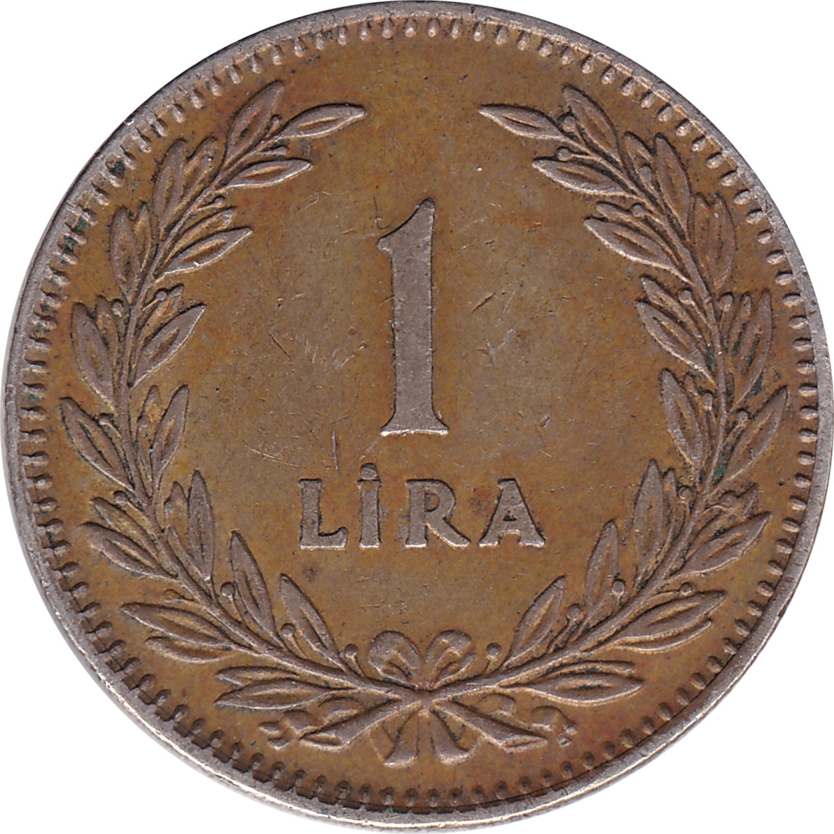 1 lira - Emblème