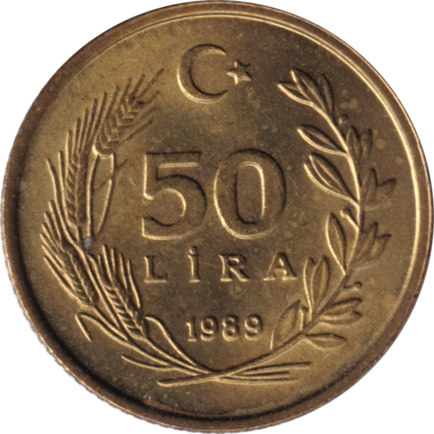 50 lira - Moustafa Kemal • Type 2