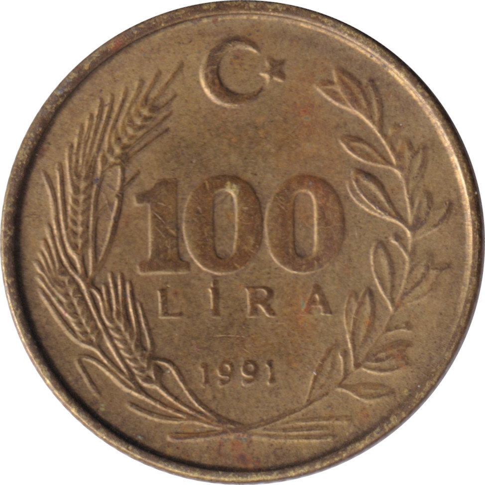100 lira - Moustafa Kemal • Type 2