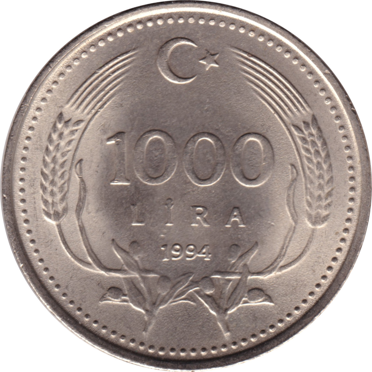 1000 lira - Moustafa Kemal • Type 1