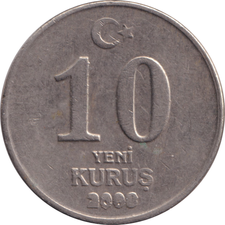 10 kurus - Moustafa Kemal • Yeni Kurus