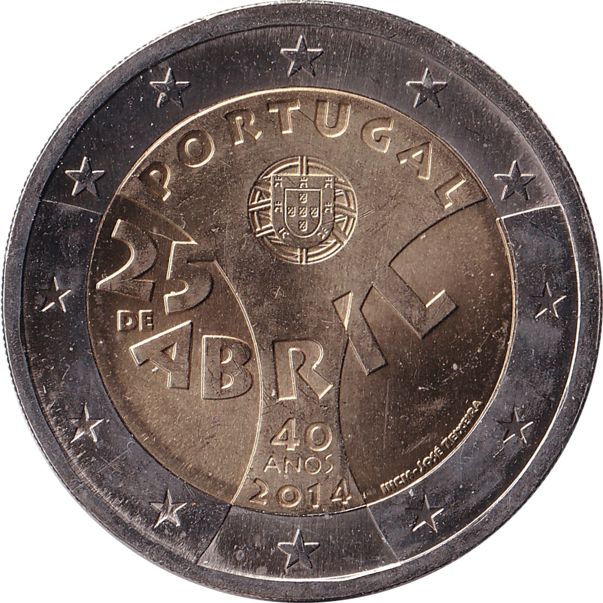 2 euro - Révolution des Œillets
