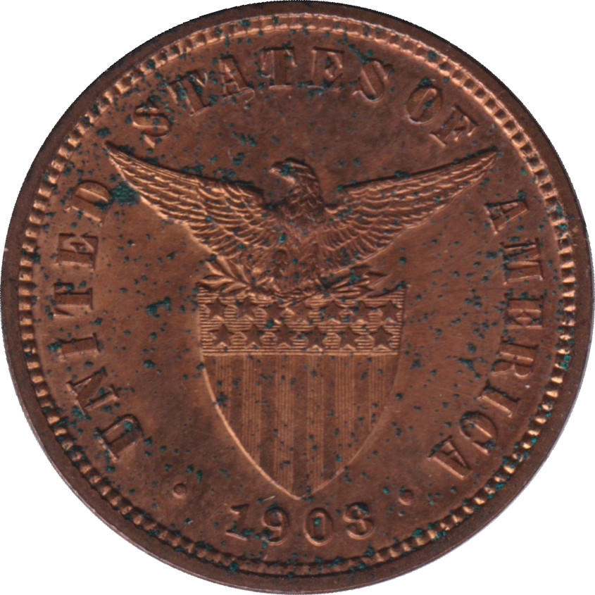 1/2 centavo - Emblème américain