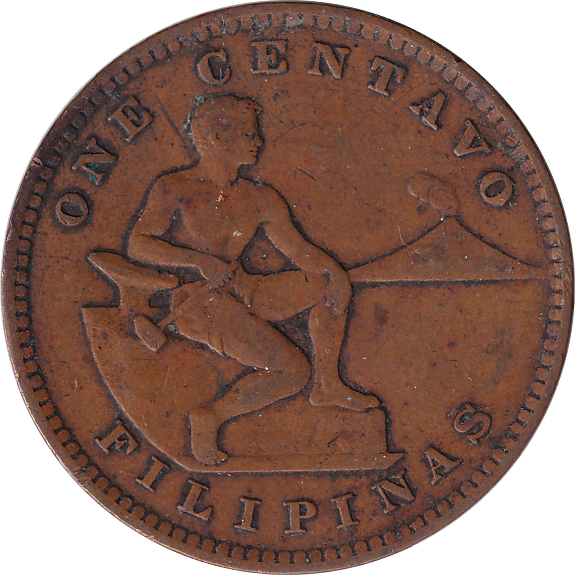 1 centavo - Emblème américain