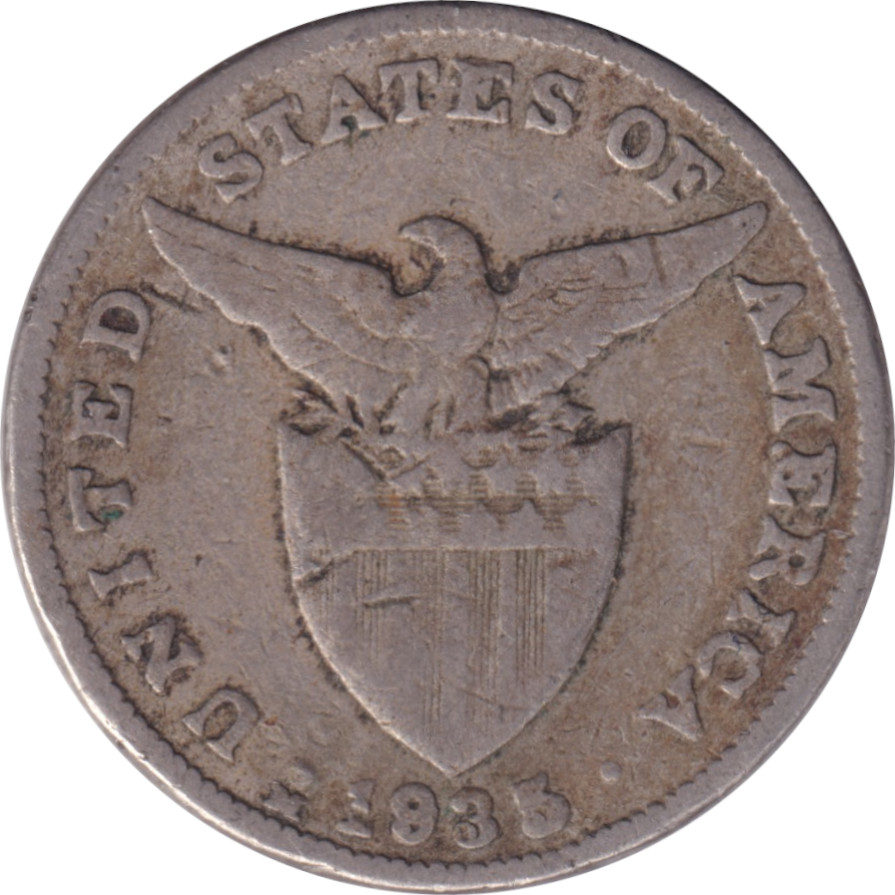 5 centavos - Emblème du Commonwealth • Type 2