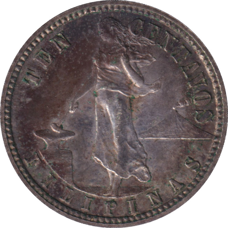 10 centavos - Emblème américain