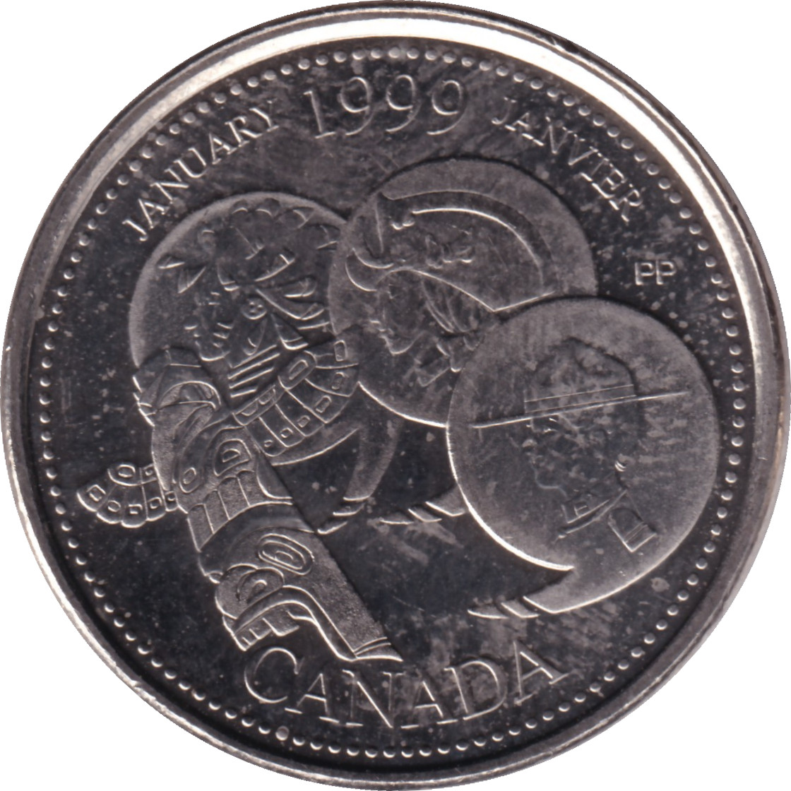 25 cents - Janvier